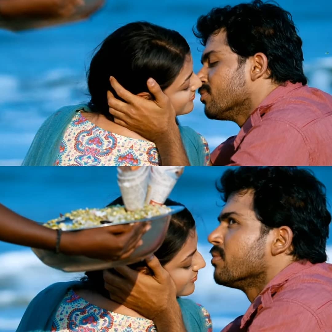 Naan Mahaan Alla meme template with Jeeva Pragasam (Karthi) with Priya Sudharsan (Kajal Agarwal)