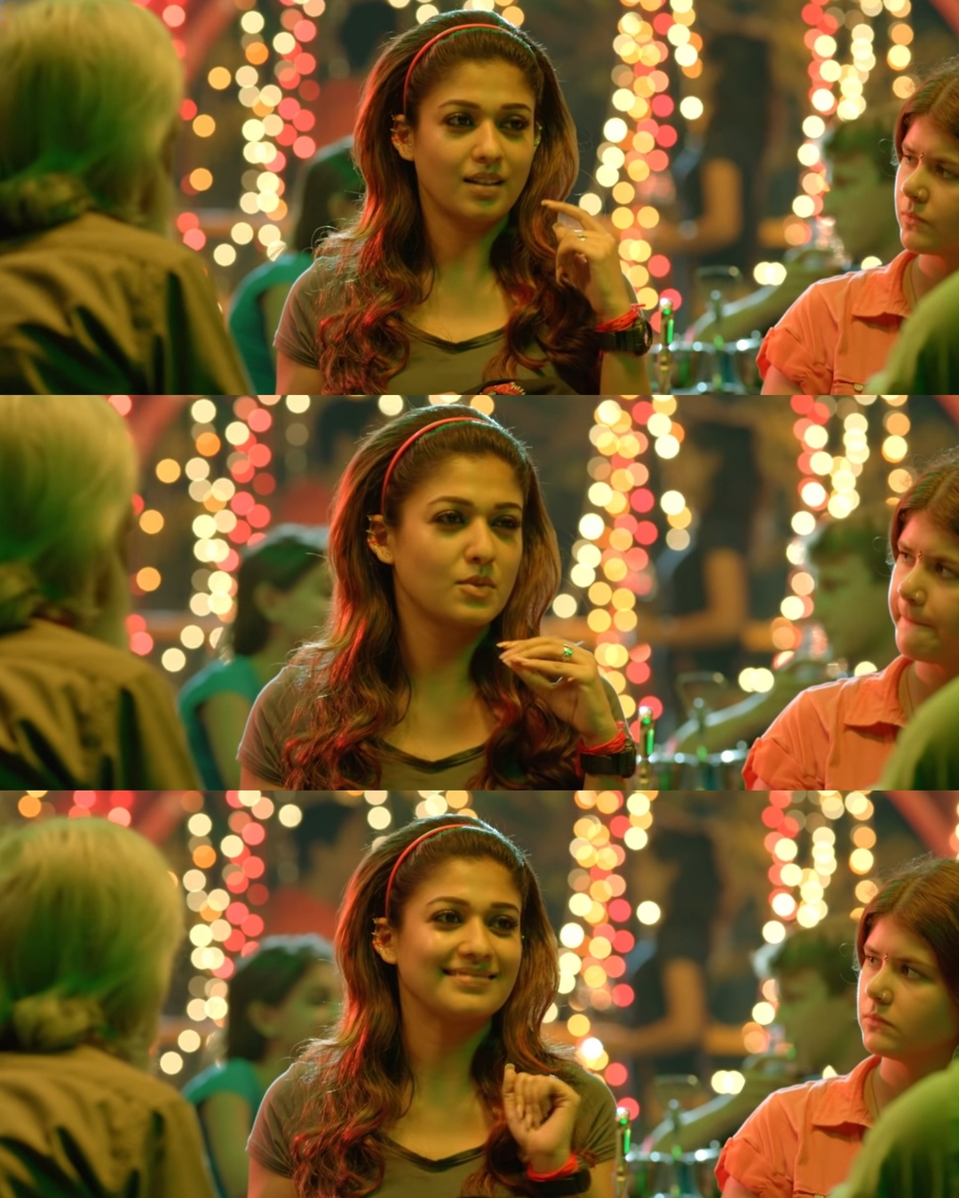 Naanum Rowdydhaan meme template with 'Pondy' Pandi (Vijay Sethupathi) with Kadambari (Nayanthara)