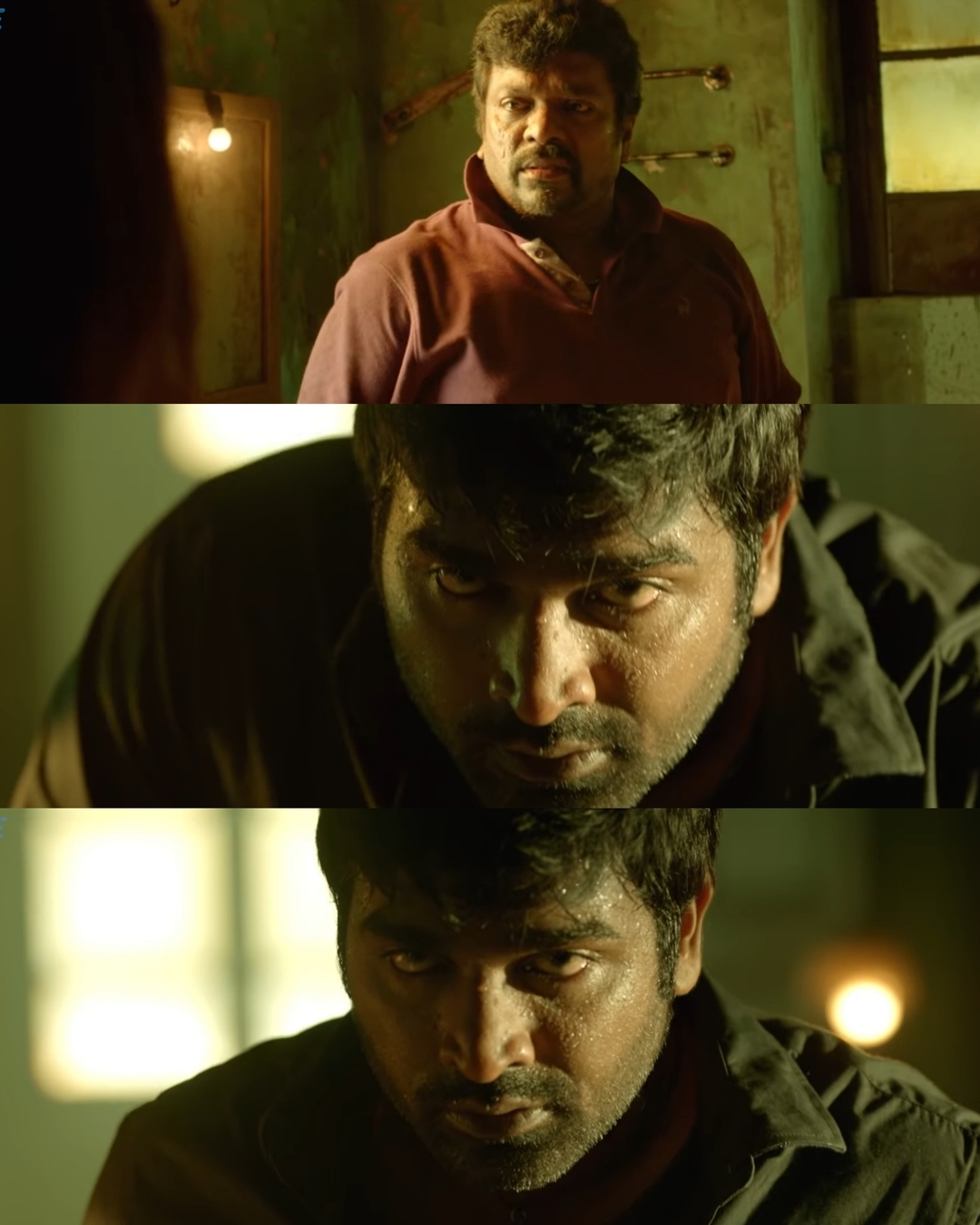 Naanum Rowdydhaan meme template with 'Pondy' Pandi (Vijay Sethupathi) with Killivalavan (R. Parthiban)