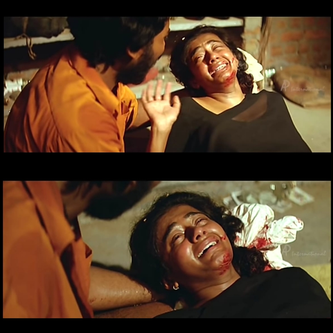 Paruthiveeran meme template with Paruthiveeran (Karthi) with Muththazhagu (Priyamani)