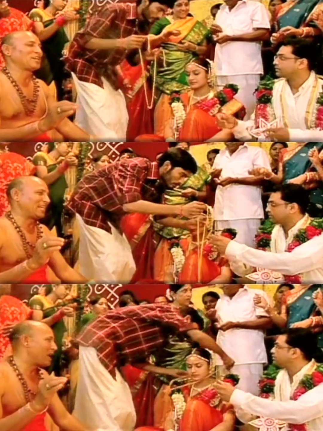 Pudhupettai meme template with Thamizhselvan (N. Azhagamperumal) with 'Kokki' Kumar (Dhanush)
