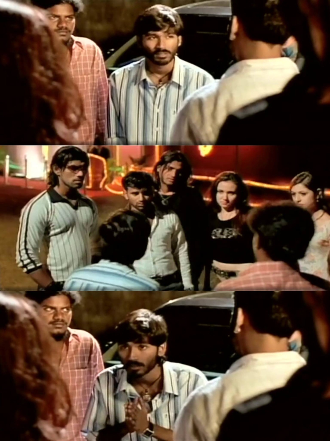 Pudhupettai meme template with Thamizhselvan (N. Azhagamperumal) with 'Kokki' Kumar (Dhanush)