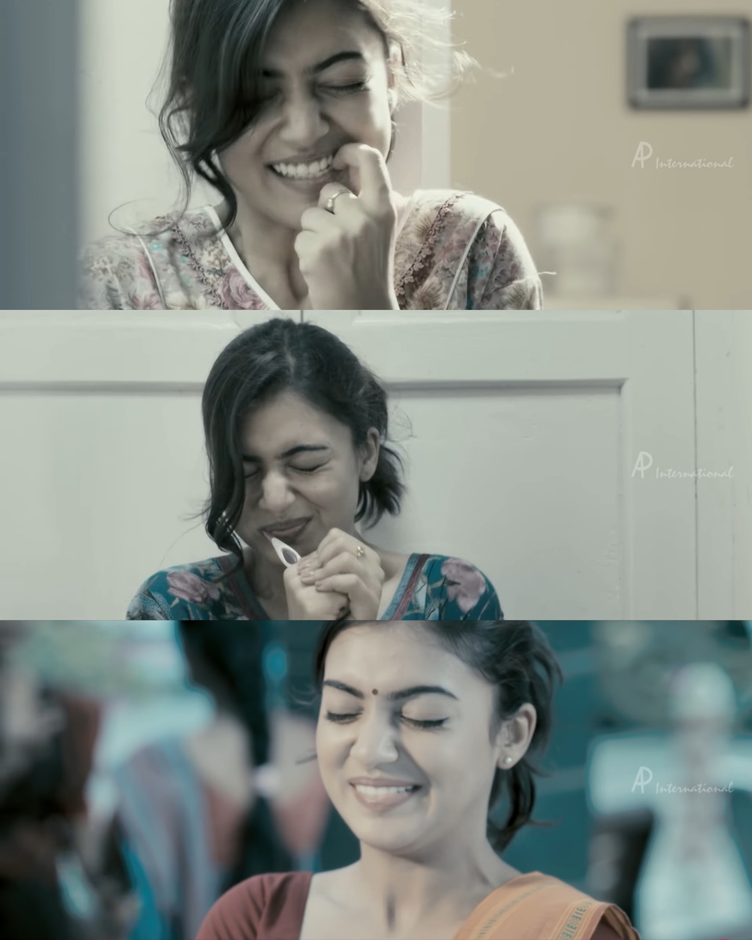 Raja Rani meme template with John (Arya) with Keerthana (Nazriya Nazim Fahadh)