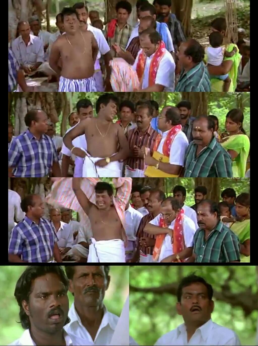 Sillunu Oru Kaadhal meme template with Comedian (Vadivelu)