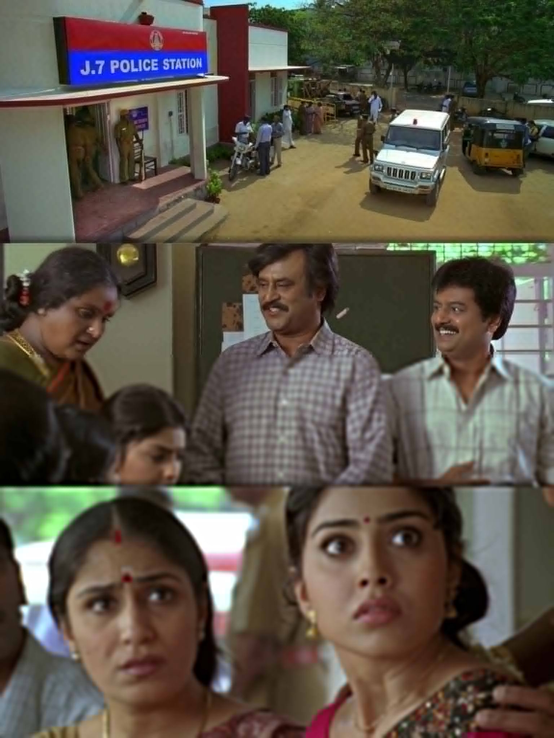 Sivaji: The Boss meme template with Sivaji Arumugam (Rajinikanth) with Arivu (Vivek)