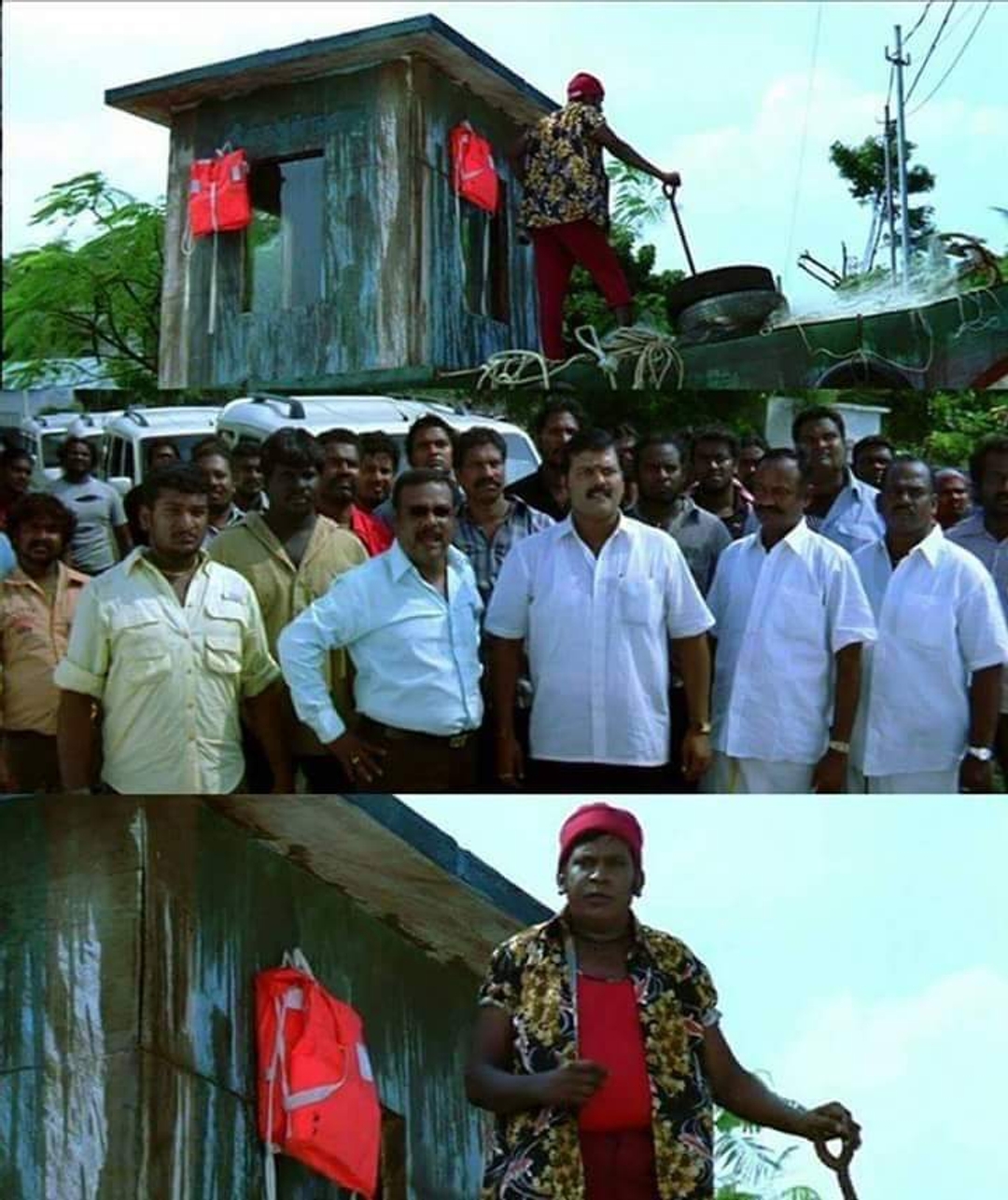 Sura meme template with Umbrella (Vadivelu)