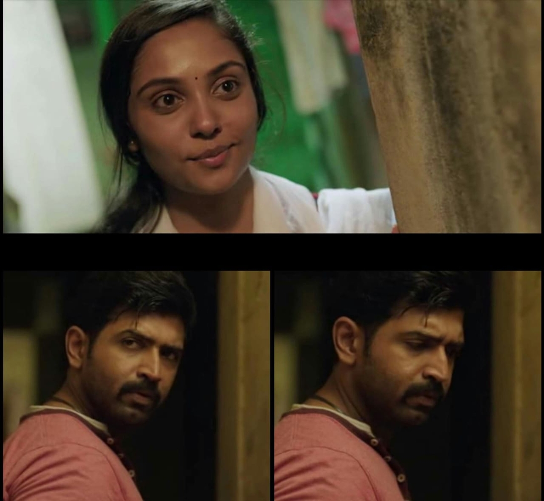 Thadam meme template with Ezhil/ Kavin (Arun Vijay) with Ananthi (Smruthi Venkat)