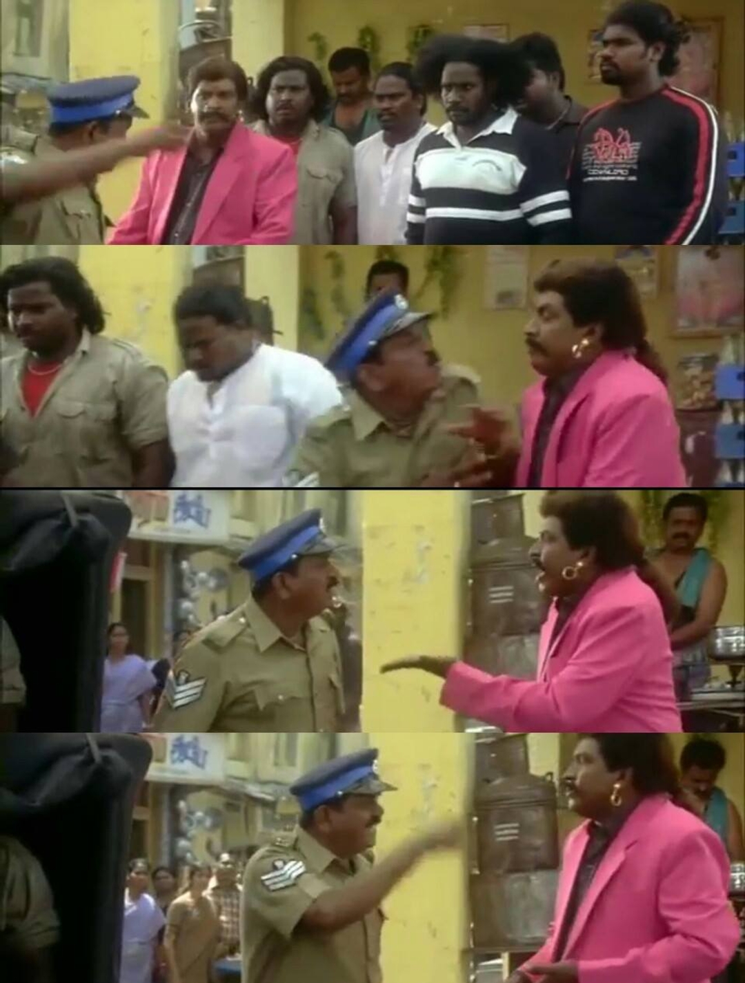 Thalai Nagaram meme template with Naai Sekar (Vadivelu)