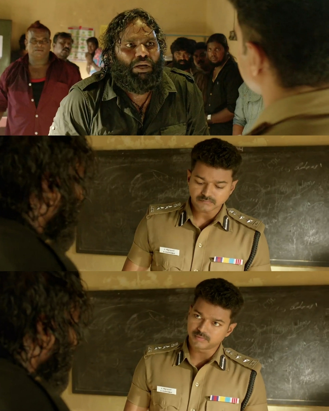 Theri meme template with Joseph Kuruvilla/Vijay Kumar/ Dharmeshwar (Vijay)