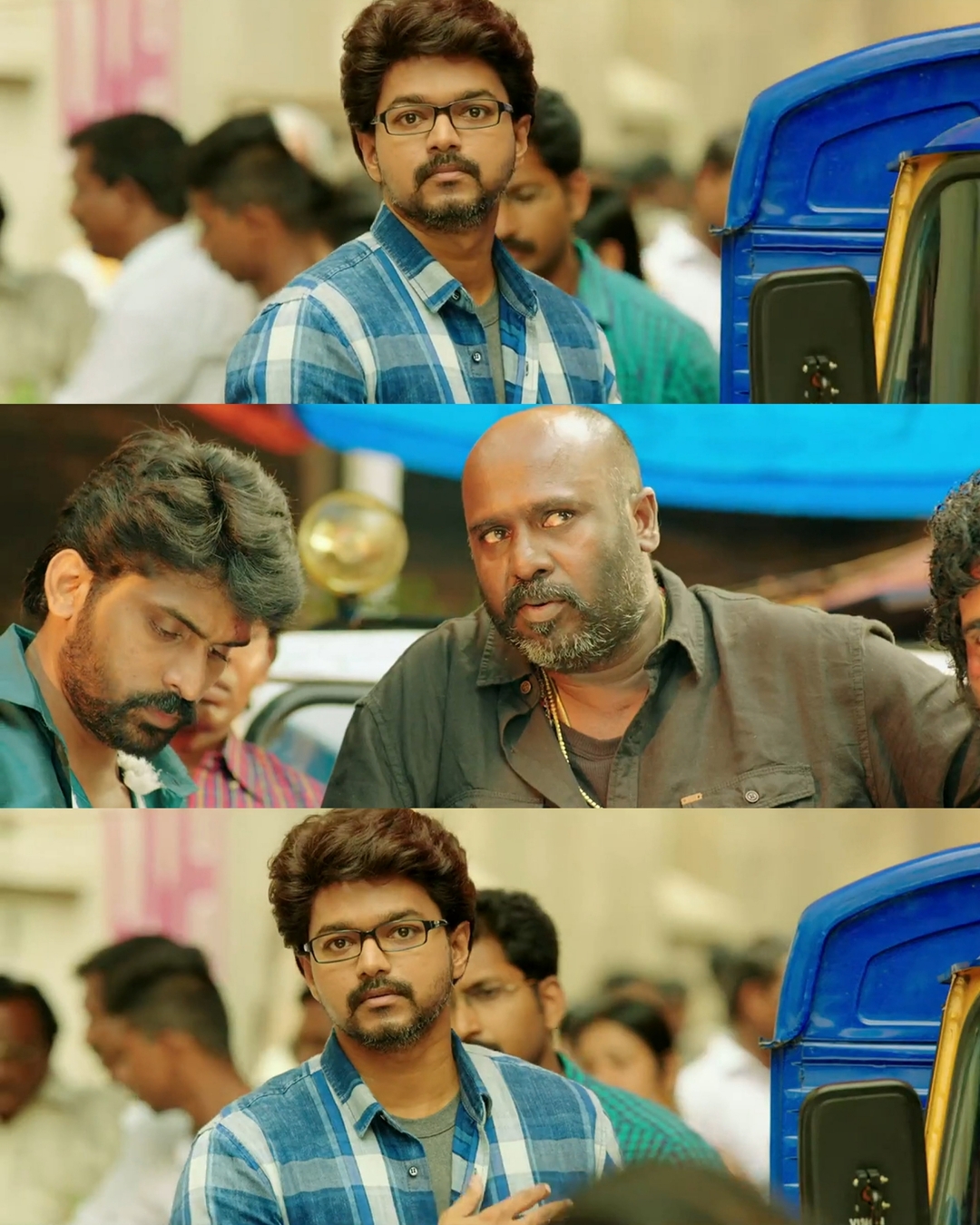 Theri meme template with Joseph Kuruvilla/Vijay Kumar/ Dharmeshwar (Vijay)