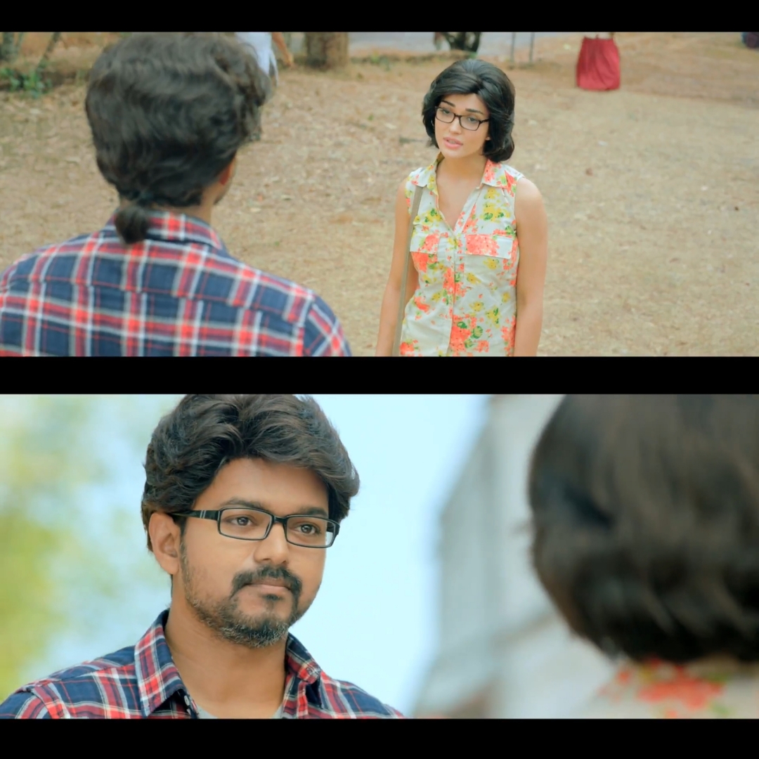 Theri meme template with Joseph Kuruvilla/Vijay Kumar/ Dharmeshwar (Vijay) with Annie (Amy Jackson)