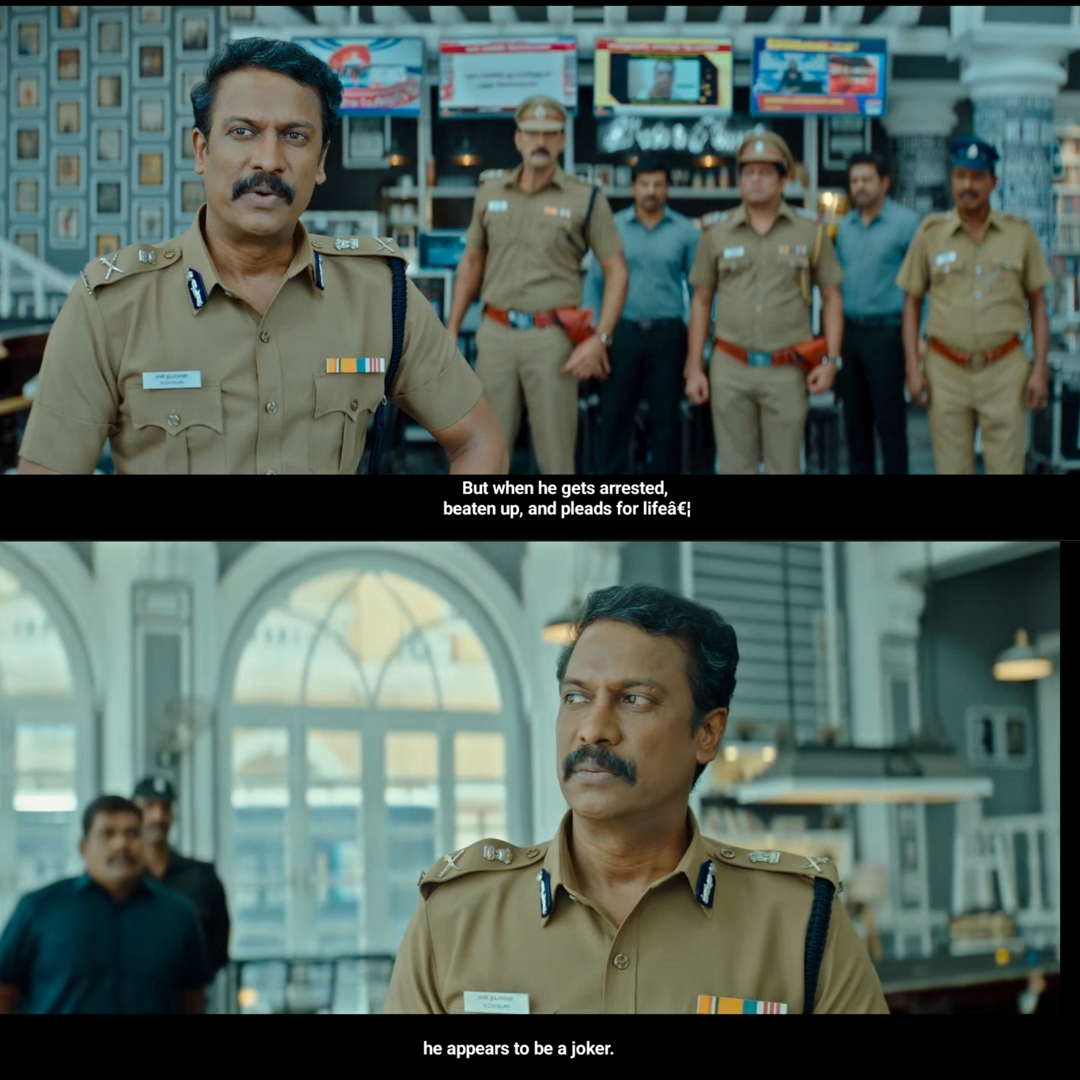 Thunivu meme template with N. Dhayalan (Samuthirakani)