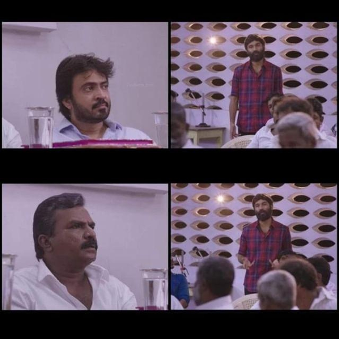 Vada Chennai meme template with Anbu (Dhanush)