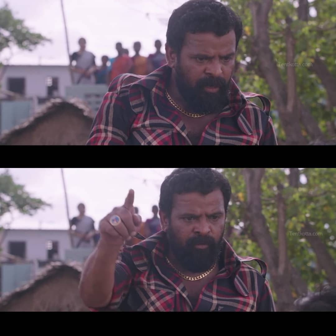 Vada Chennai meme template with Anbu (Dhanush) with Rajan (Ameer)