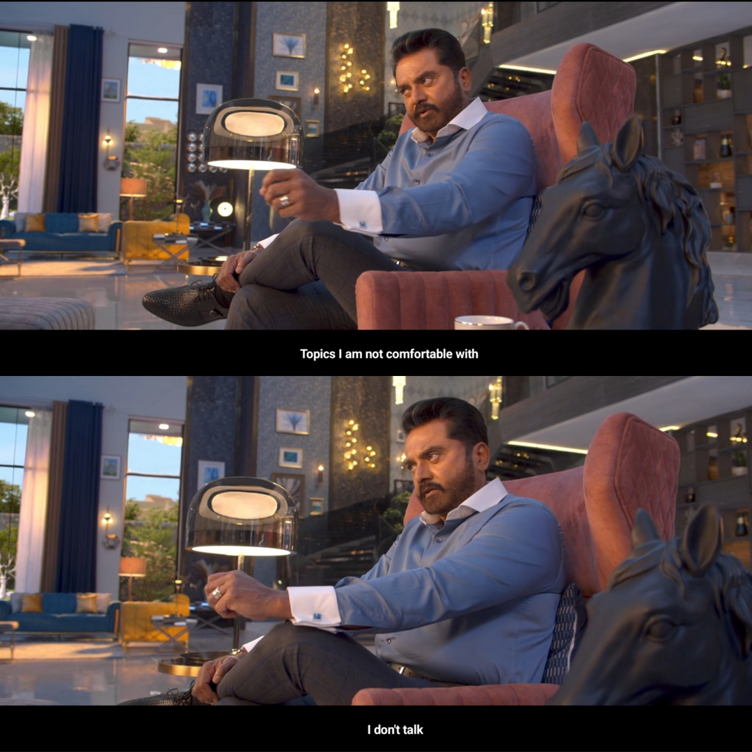 Varisu meme template with Rajendran Palanisamy (R. Sarathkumar)