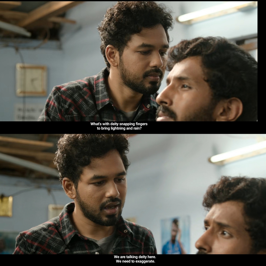 Veeran meme template with Kumaran / Veeran (HipHop Tamizha Adhi) with Sakkarai (Sassi Selvaraj)