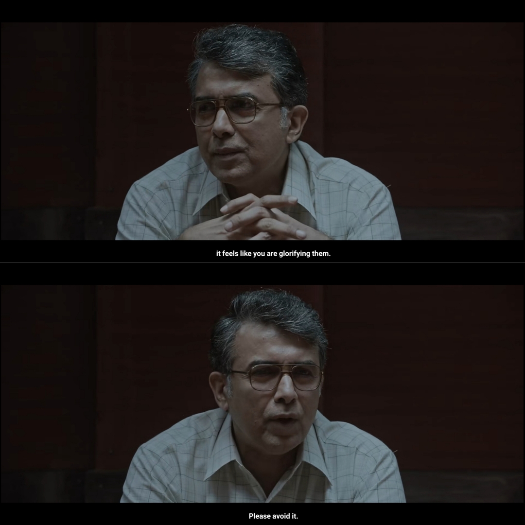 Viduthalai: Part I meme template with A. Subramaniyan (Rajiv Menon)