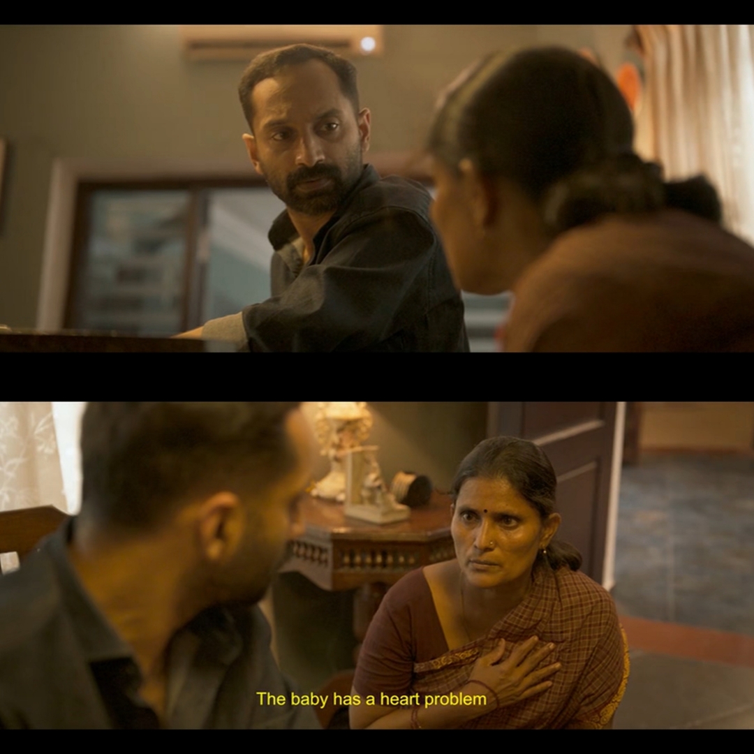 Vikram meme template with Amar (Fahadh Faasil) with Tina (Vasanthi)