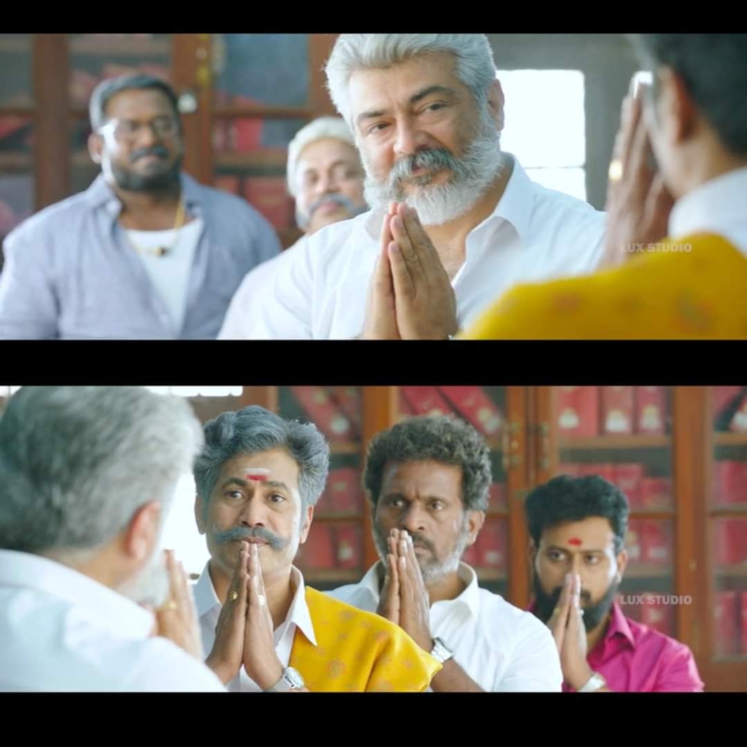 Viswasam meme template with Thooku Durai (Ajith Kumar)