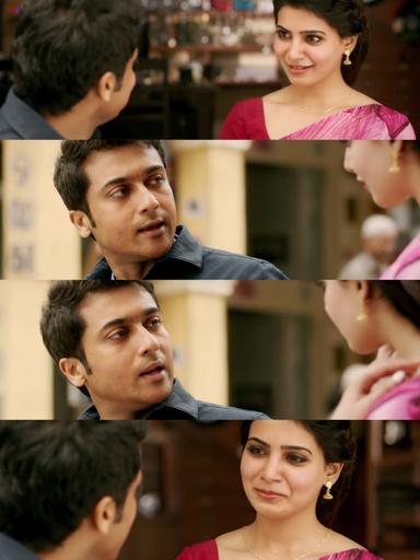 24 meme template with Sethuraman, Athreya and Manikandan (Suriya) with Sathyabama (Samantha Ruth Prabhu)