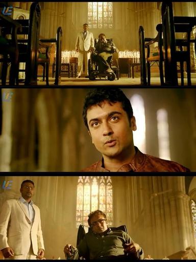 24 meme template with Sethuraman, Athreya and Manikandan (Suriya) with Sathyabama (Samantha Ruth Prabhu)