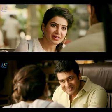 24 meme template with Sethuraman, Athreya and Manikandan (Suriya) with Sathyabama (Samantha Ruth Prabhu)