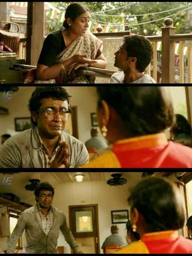 24 meme template with Sethuraman, Athreya and Manikandan (Suriya) with Sathyabama (Samantha Ruth Prabhu)