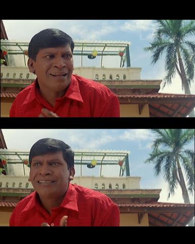 Aanai meme template with  (Vadivelu) with  (Arjun Sarja)