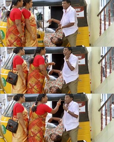 Aanai meme template with  (Vadivelu)