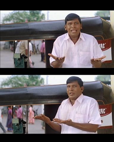 Aanai meme template with  (Vadivelu)