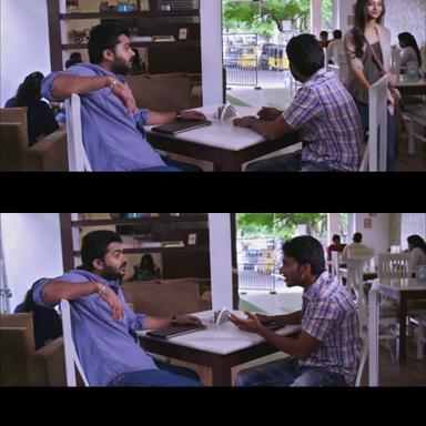 Achcham Yenbadhu Madamaiyada meme template with Rajnikanth (Silambarasan) with Mahesh (Sathish Krishnan)