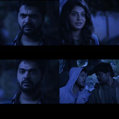 Achcham Yenbadhu Madamaiyada meme template with Rajnikanth (Silambarasan) with Leela (Manjima Mohan)