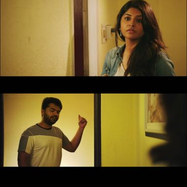 Achcham Yenbadhu Madamaiyada meme template with Rajnikanth (Silambarasan) with Leela (Manjima Mohan)