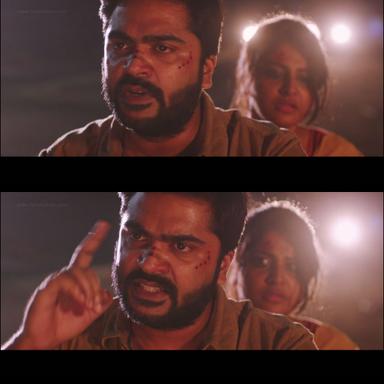 Achcham Yenbadhu Madamaiyada meme template with Rajnikanth (Silambarasan) with Leela (Manjima Mohan)