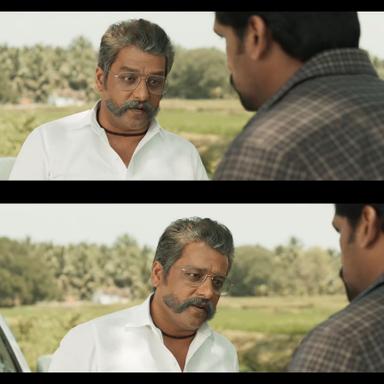 Anbarivu meme template with Pasupathy (Vidharth) with Kailasam (Arjai)