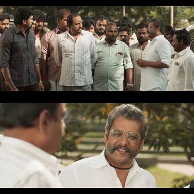 Anbarivu meme template with Pasupathy (Vidharth) with Kailasam (Arjai) with Kayal's Father (G. Marimuthu)