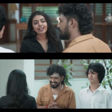 Anbarivu meme template with Yazhini (Shivani Rajashekar) with Anbu/Arivu (HipHop Tamizha Adhi)