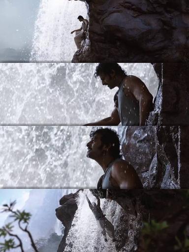 Bāhubali: The Beginning meme template with Mahendra "Sivudu" Bāhubali / Amarendra Bāhubali (Prabhas)