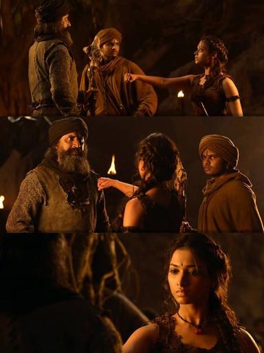 Bāhubali: The Beginning meme template with Avanthika (Tamannaah Bhatia)