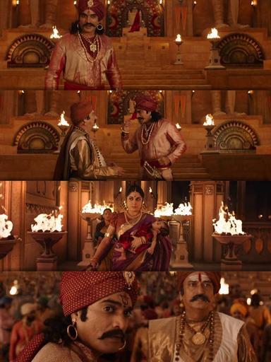 Bāhubali: The Beginning meme template with Sivagami (Ramya Krishnan)