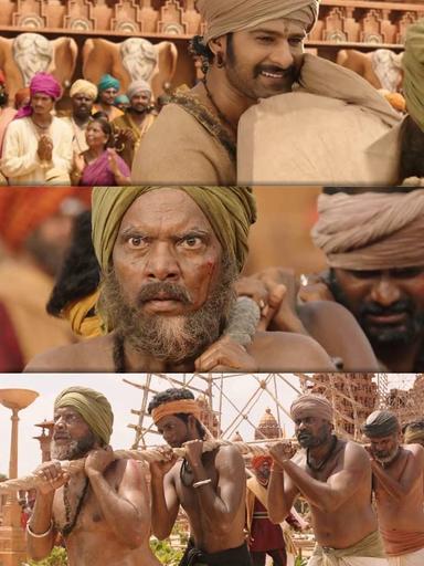 Bāhubali: The Beginning meme template with Mahendra "Sivudu" Bāhubali / Amarendra Bāhubali (Prabhas)