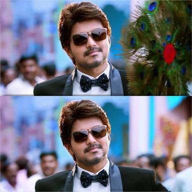 Bairavaa meme template