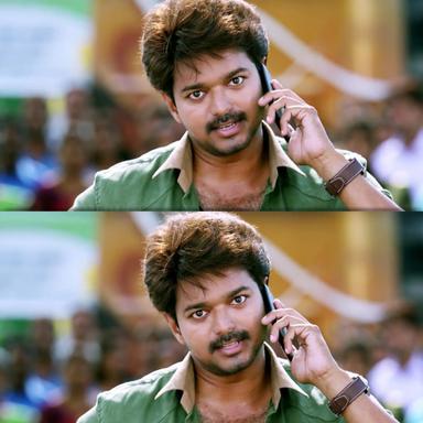 Bairavaa meme template