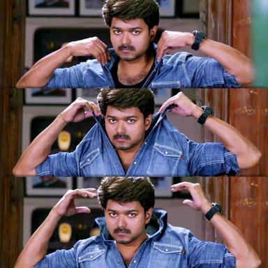 Bairavaa meme template