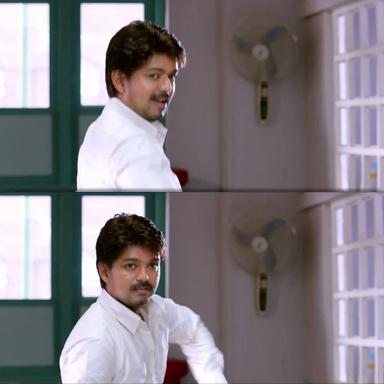 Bairavaa meme template