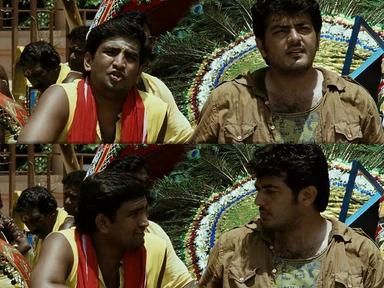 Billa meme template with David Billa / Saravana Velu (Ajith Kumar)