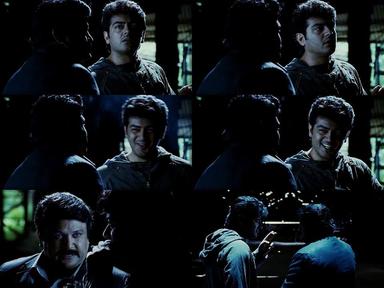 Billa meme template with David Billa / Saravana Velu (Ajith Kumar)