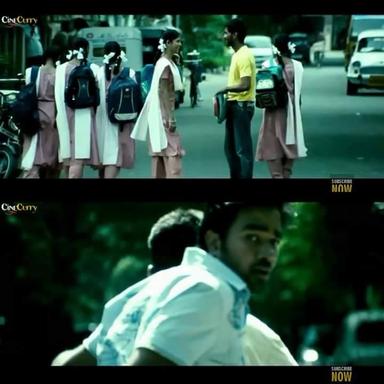 Chennai 600028 meme template with Karthik (Shiva) with Raghuvaran 'Raghu' (Jai Sampath) with Selvi (Vijayalakshmi Agathiyan)