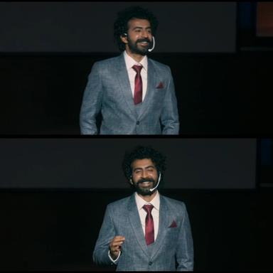 Cobra meme template with Rajiv Rishi (Roshan Mathew)