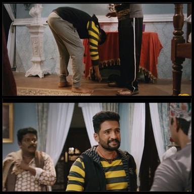 Dhilluku Dhuddu meme template